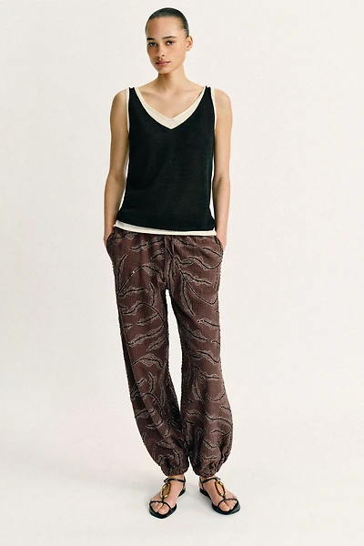 COMBINED KNIT TOP