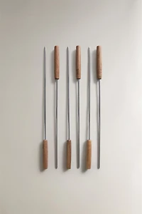 STEEL SKEWER SET (SET OF 5)