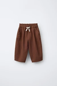 BAGGY TOPSTITCHED PANTS