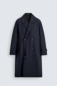FLOWY DOUBLE BREASTED TRENCH COAT