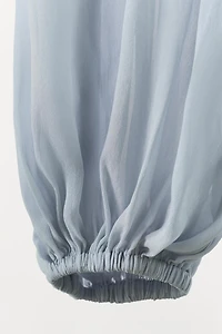 SEMI-SHEER BUBBLE PANTS