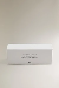 CHAUSSETTES CACHEMIRE SEMELLE CUIR