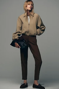 ZIP-UP GATHERED JACKET