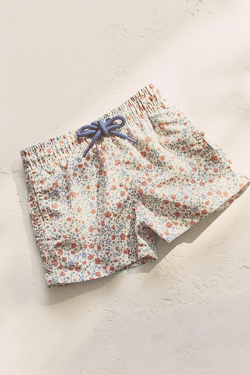 KIDS' FLORAL BEACH SWIMSUIT