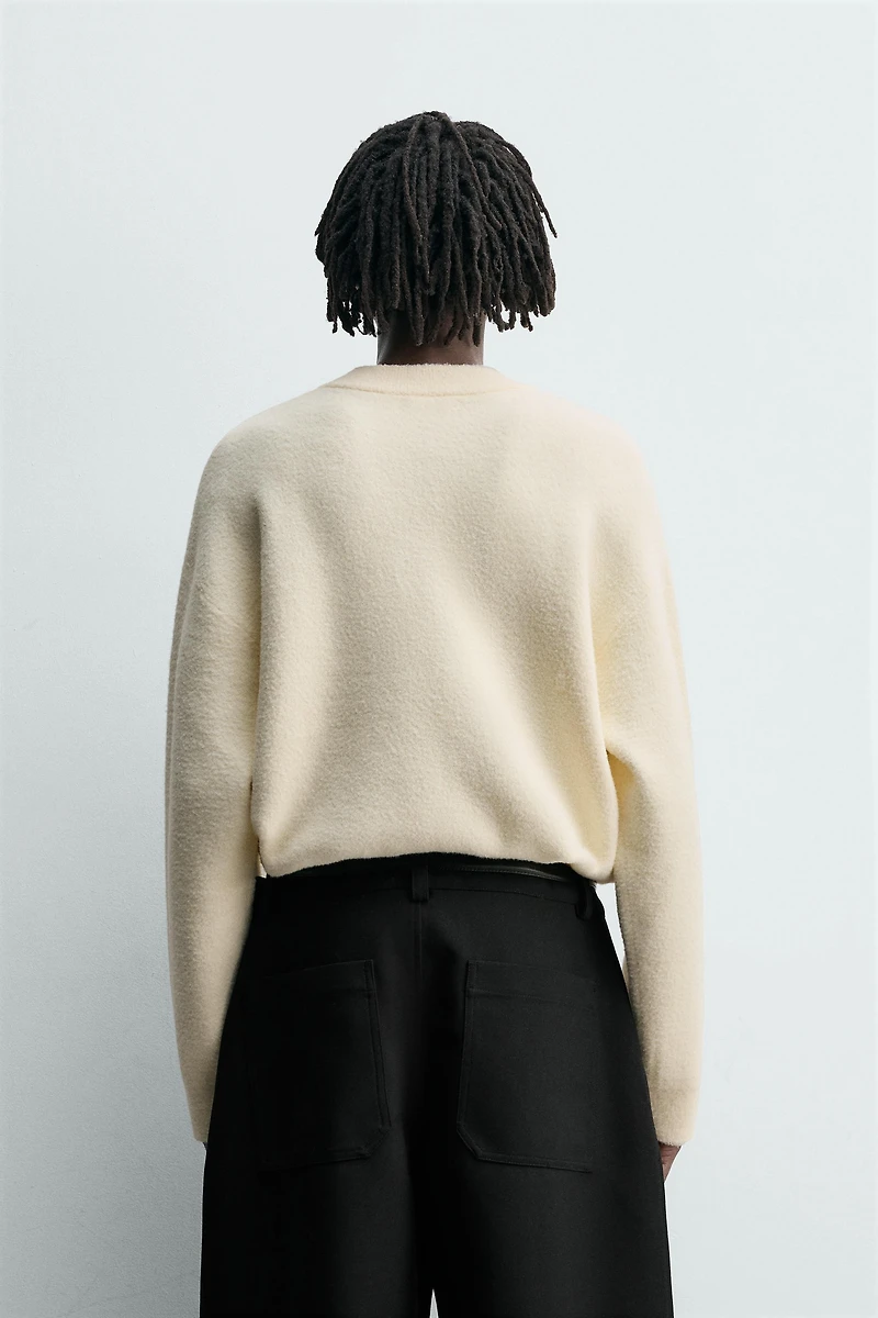RELAXED FIT TEXTURED JUMPER