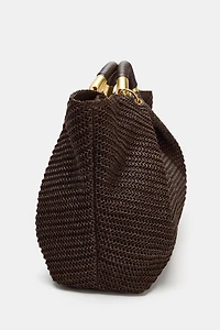 MAXI BRAIDED EFFECT HANDBAG