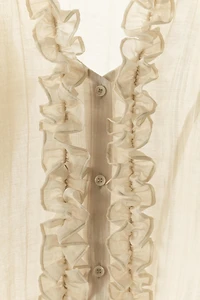 BLOUSE À VOLANTS