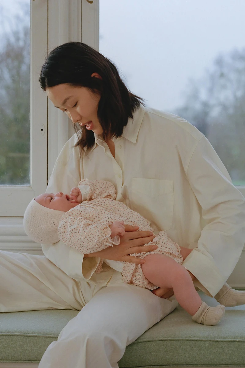 TEXTURED FLORAL SHIRT