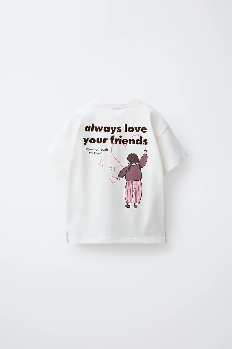 FLOCK PRINT T-SHIRT