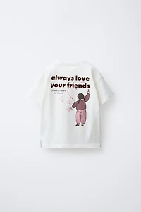 FLOCK PRINT T-SHIRT