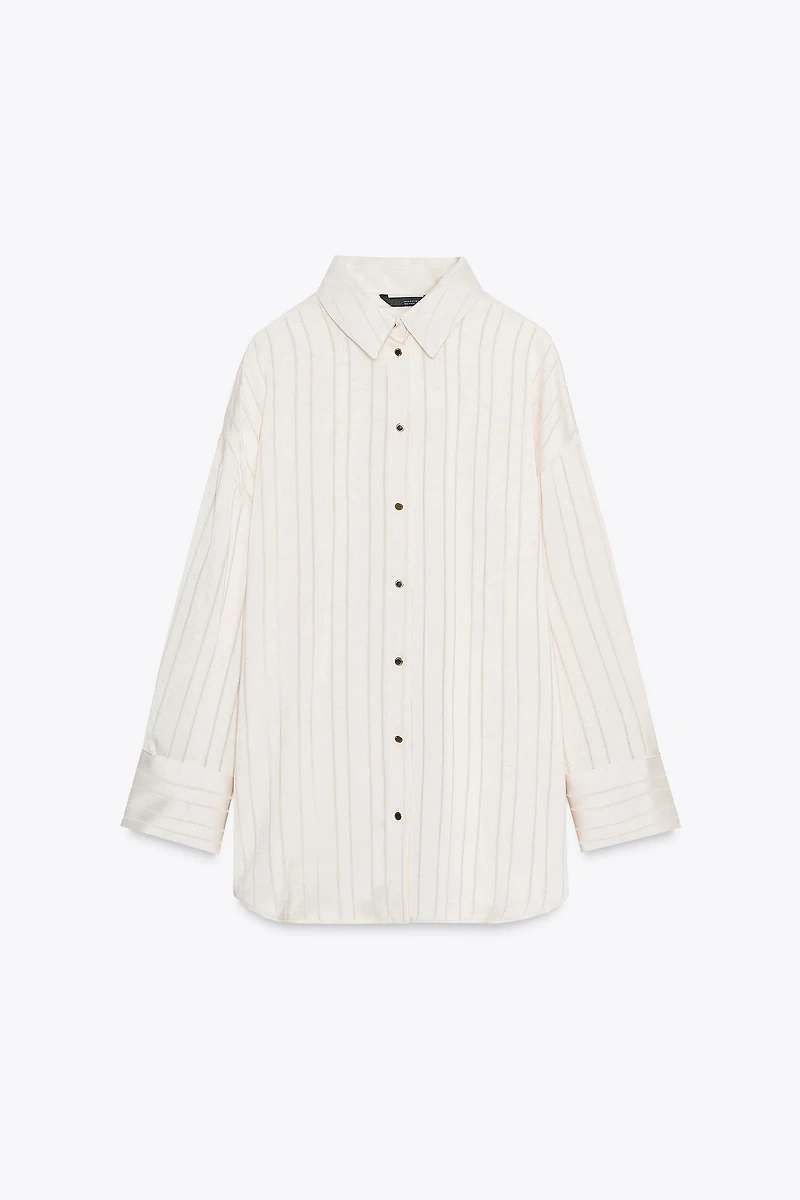 STRIPED OVERSIZED SHIRT