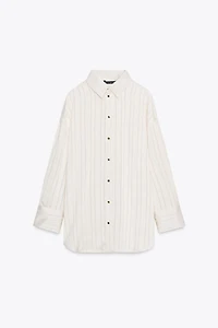 STRIPED OVERSIZED SHIRT