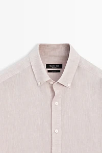 Chemise regular fit 100 % lin