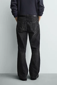 RIPPED FLARE FIT JEANS