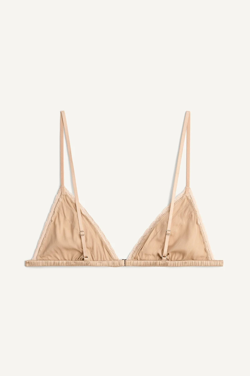 SOUTIEN-GORGE EN SOIE ET DENTELLE LIMITED EDITION