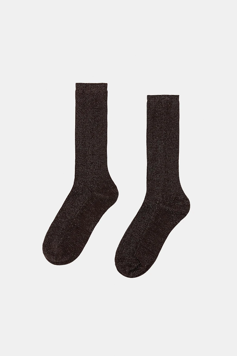 POLYAMIDE SOCKS WITH METALLIC THREAD