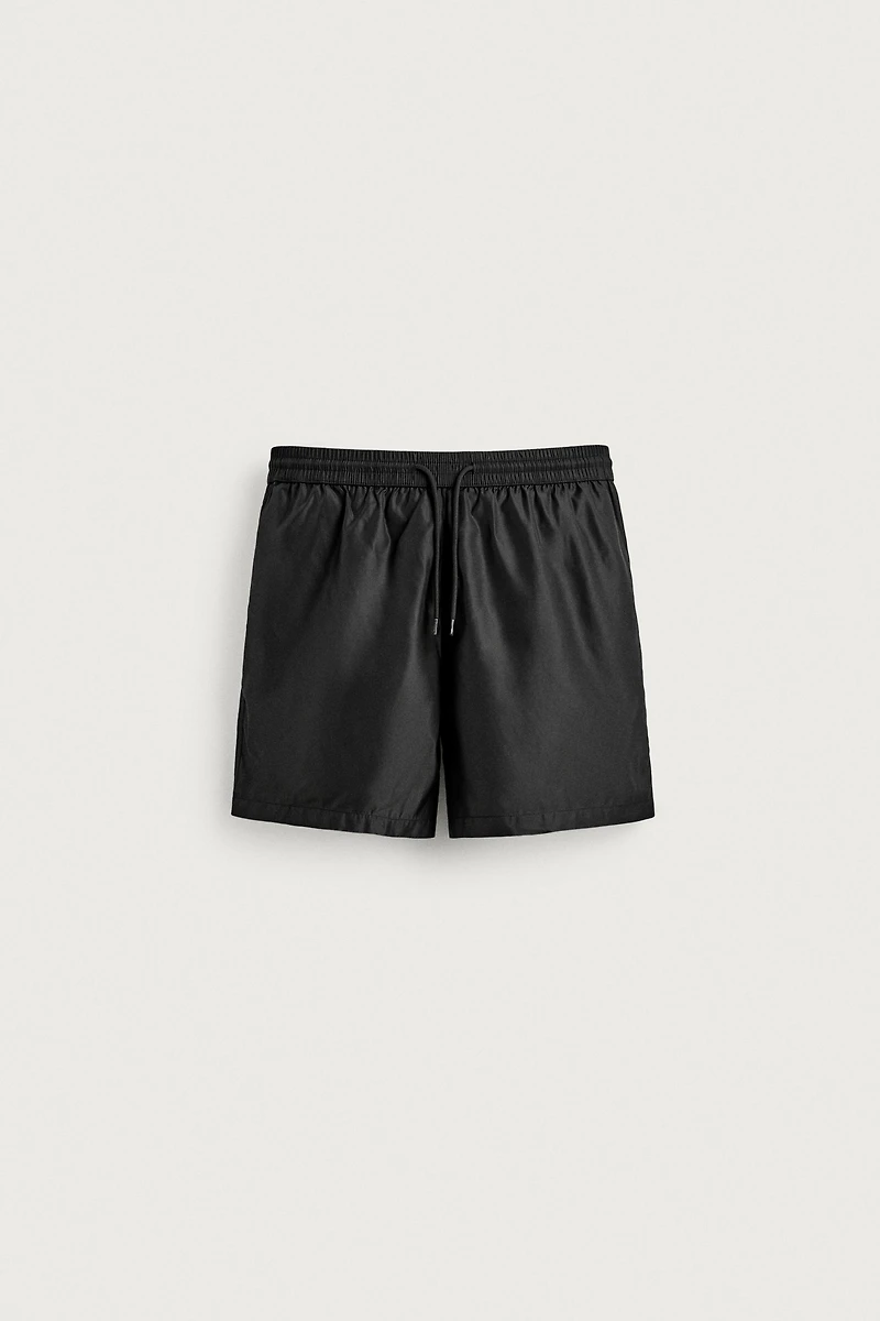 AARON LEVINE X ZARA MID-LENGTH SWIM SHORTS