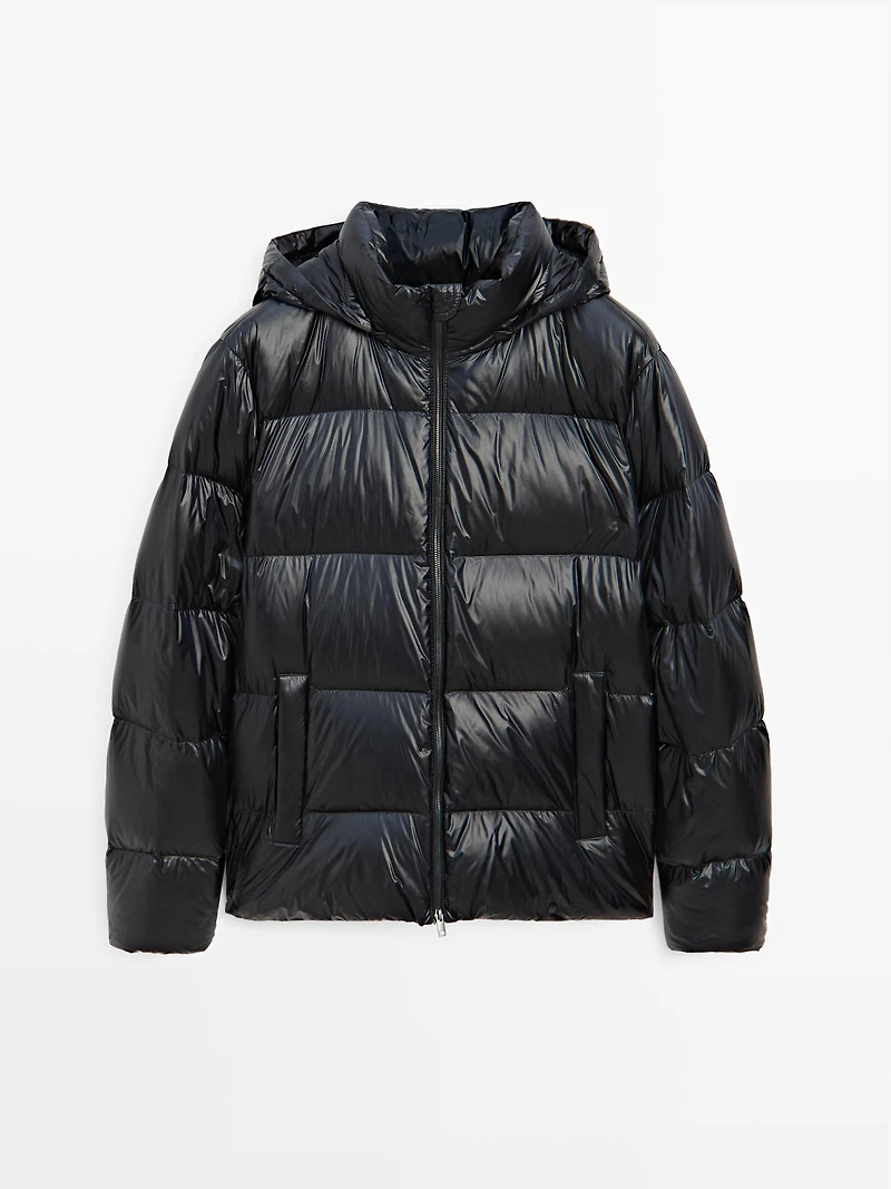Veste matelassée satinée déperlante