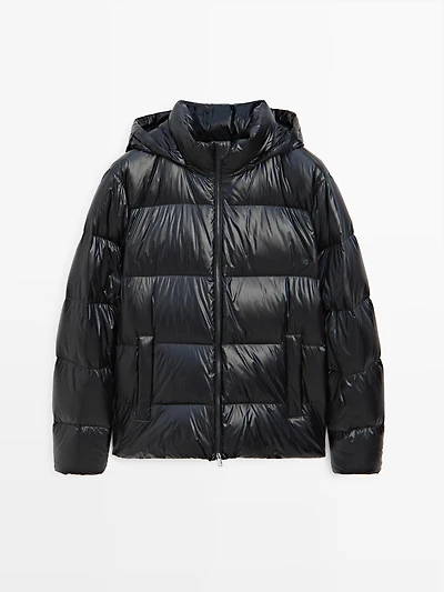 Veste matelassée satinée déperlante