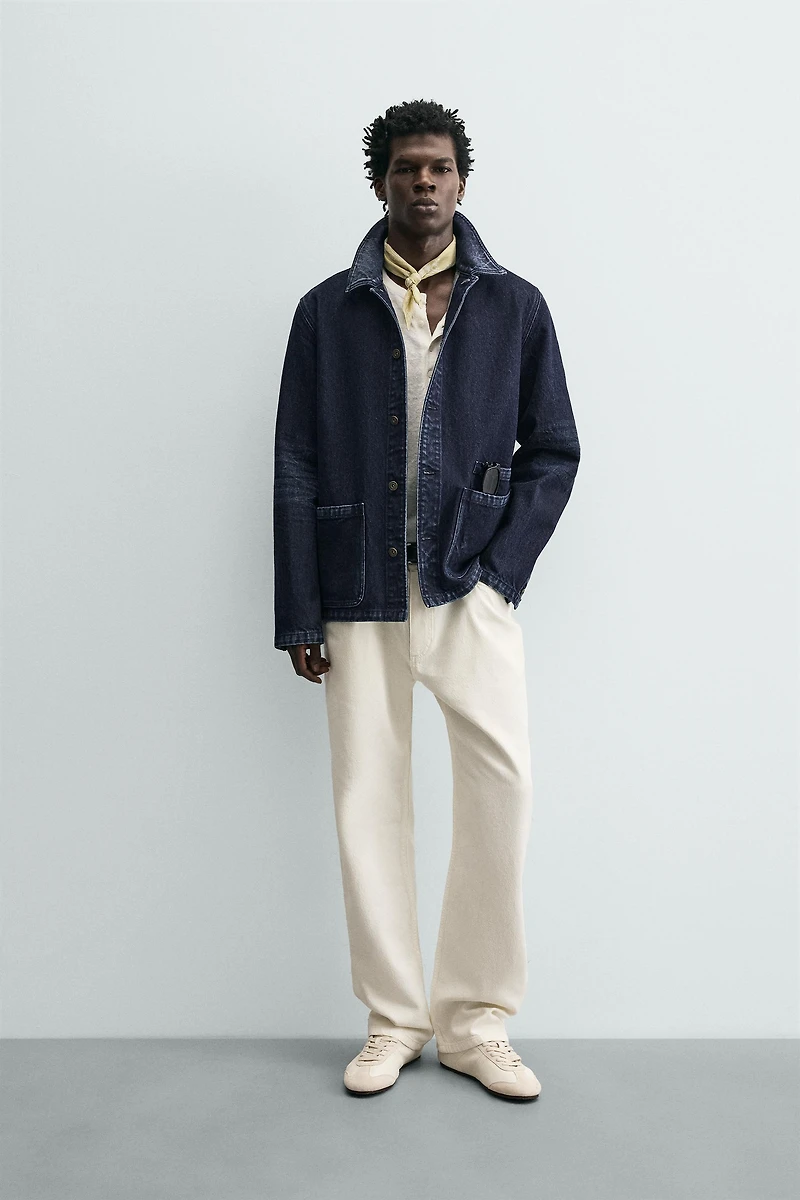 COTTON-HEMP STRAIGHT FIT JEANS