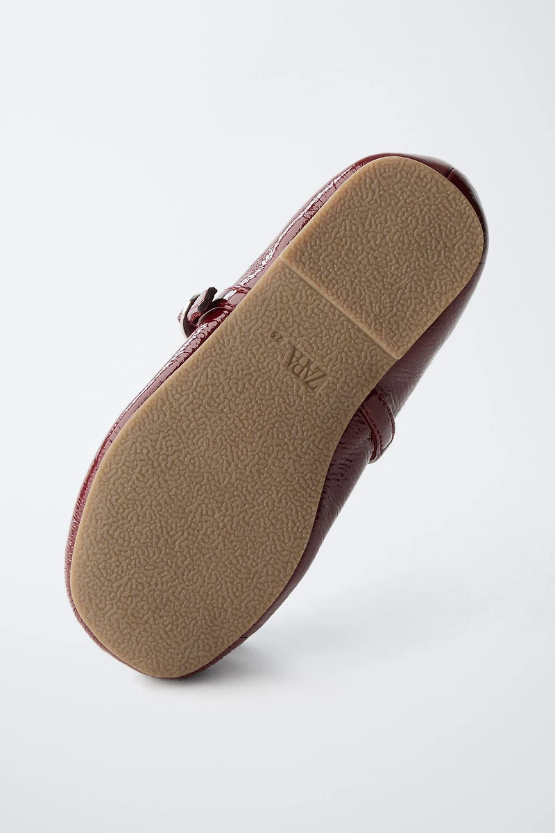 PATENT BALLET FLATS