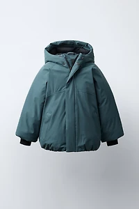MANTEAU REMBOURRÉ À CAPUCHE DÉPERLANT