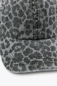 ANIMAL PRINT TWILL CAP