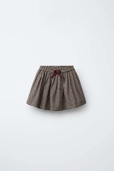 GINGHAM SOFT SKIRT