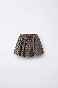 GINGHAM SOFT SKIRT