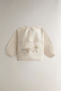 CHILDREN'S SKATING DOG BIB WITH SLEEVES