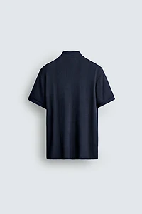 STRIPED JACQUARD REGULAR FIT POLO
