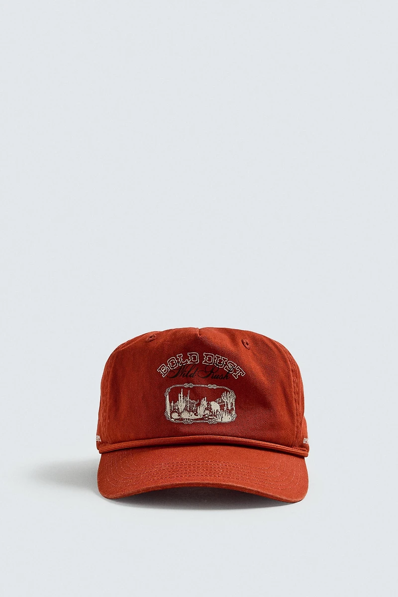 WASHED PRINT CAP