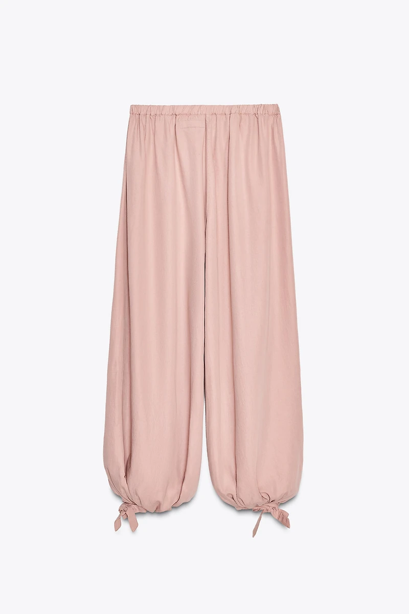 ZW COLLECTION FLOWY GATHERED PANTS