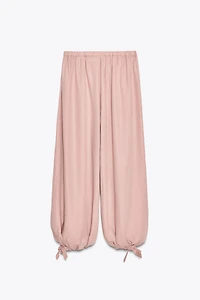 ZW COLLECTION FLOWY GATHERED PANTS