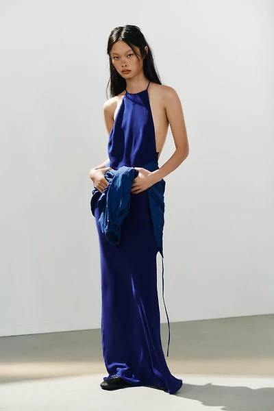 ROBE LONGUE HALTER