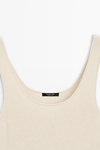 Contrast strappy dress