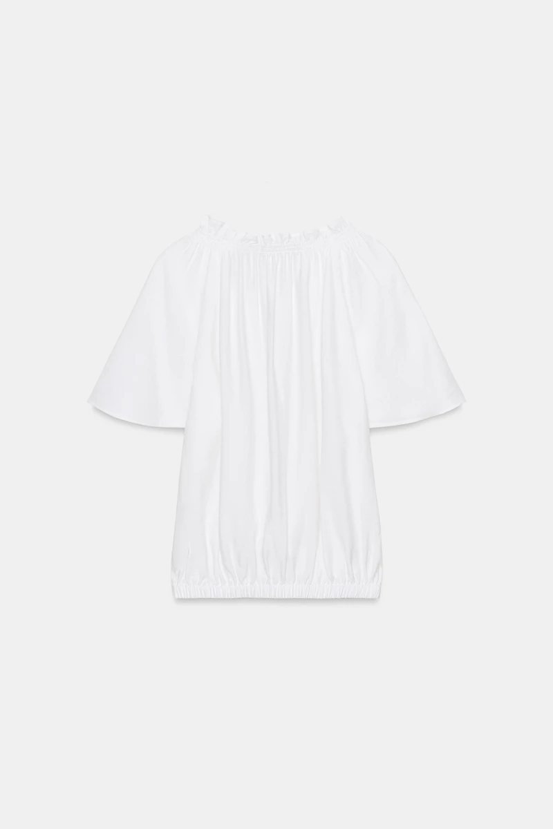 RUFFLED ROMANTIC BLOUSE