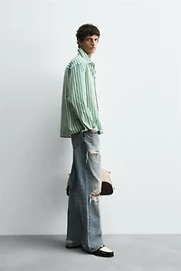 PLUTO PATCH STRIPED SHIRT HARRY LAMBERT FOR ZARA X DISNEY