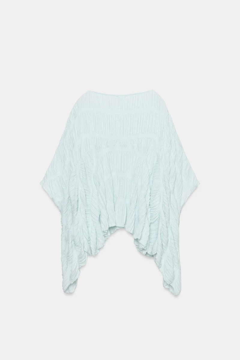 TEXTURED CAPE TOP