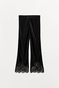 100% VISCOSE EMBROIDERED PANTS