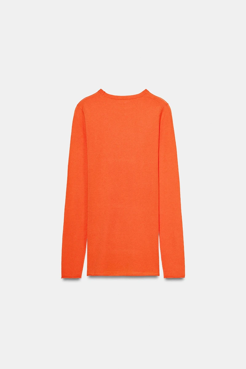 FINE KNIT WOOL JUMPER