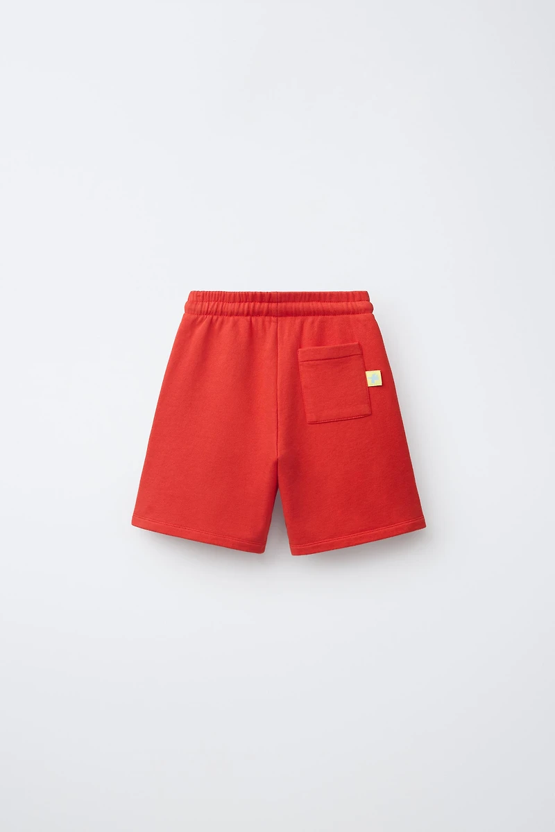 LOGO PLUSH SHORTS