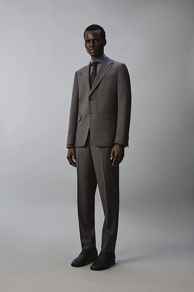 TEXTURED SUIT BLAZER