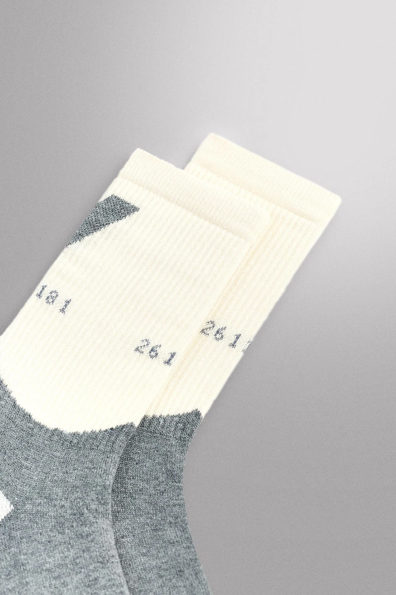 LOT DE 2 PAIRES CHAUSSETTES D'ENTRAÎNEMENT