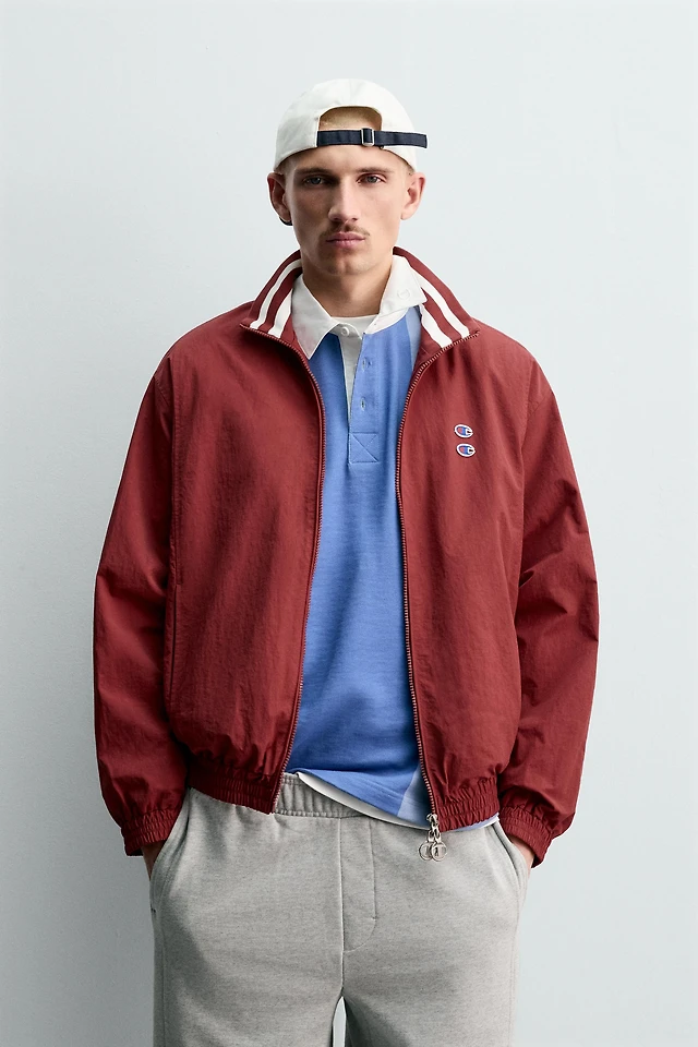 Zara CHAMPION® X ZARA TECHNICAL PATCH JACKET at Mall of America 