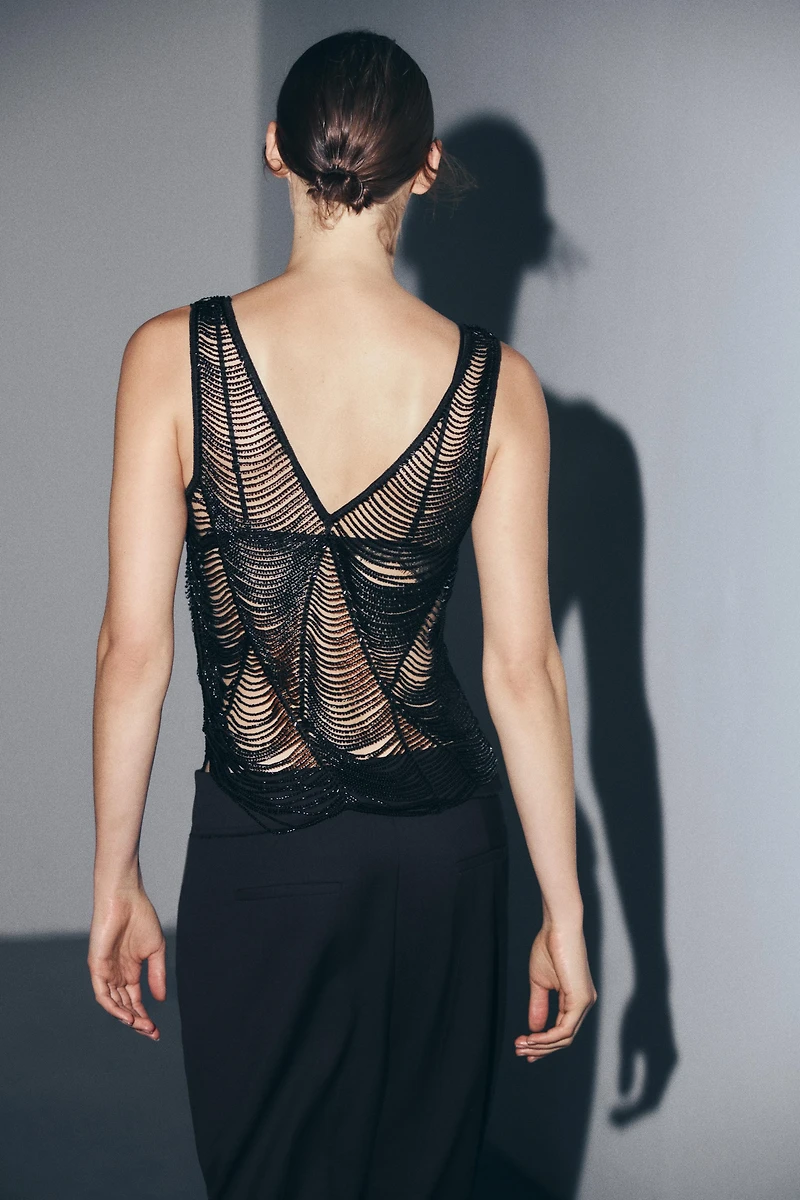 BEADED TOP ZW COLLECTION