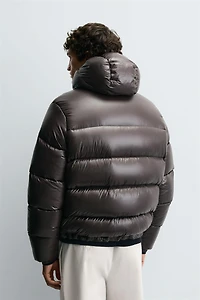 100% FEATHER WATER REPELLENT PUFFER JACKET
