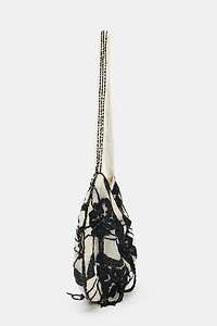 BEADED MESH BAG
