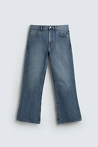 STRUCTURED STRAIGHT FIT BOOTCUT JEANS