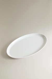 OVAL CERAMIC BATHROOM TRAY
